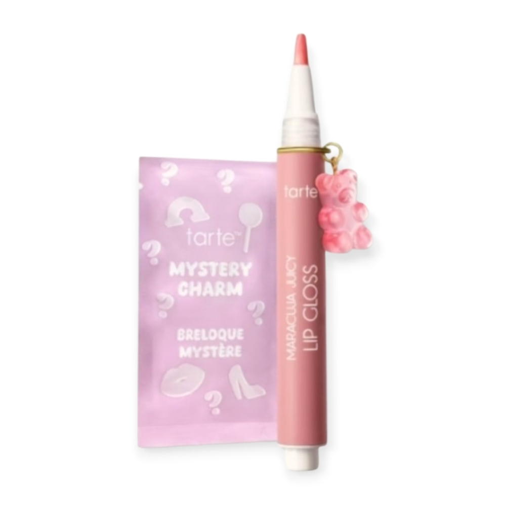 Tarte Maracuja Juicy Lip Plumping Peptide Gloss with Charm